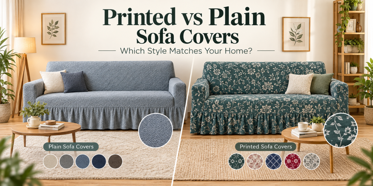 Printed vs Plain Sofa Covers: Which Style Matches Your Home?