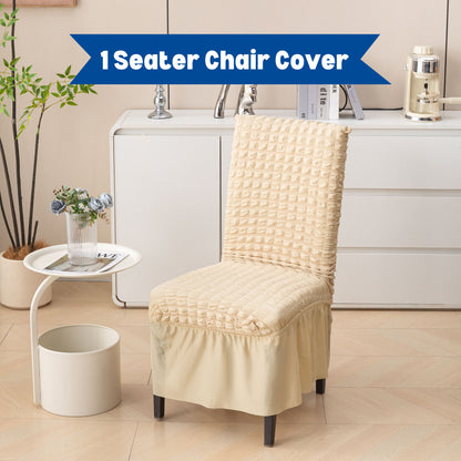 Bubble Chair Cover | Stretchable Textured Slipcover (280 GSM) – Soft, Washable & Elegant Fit