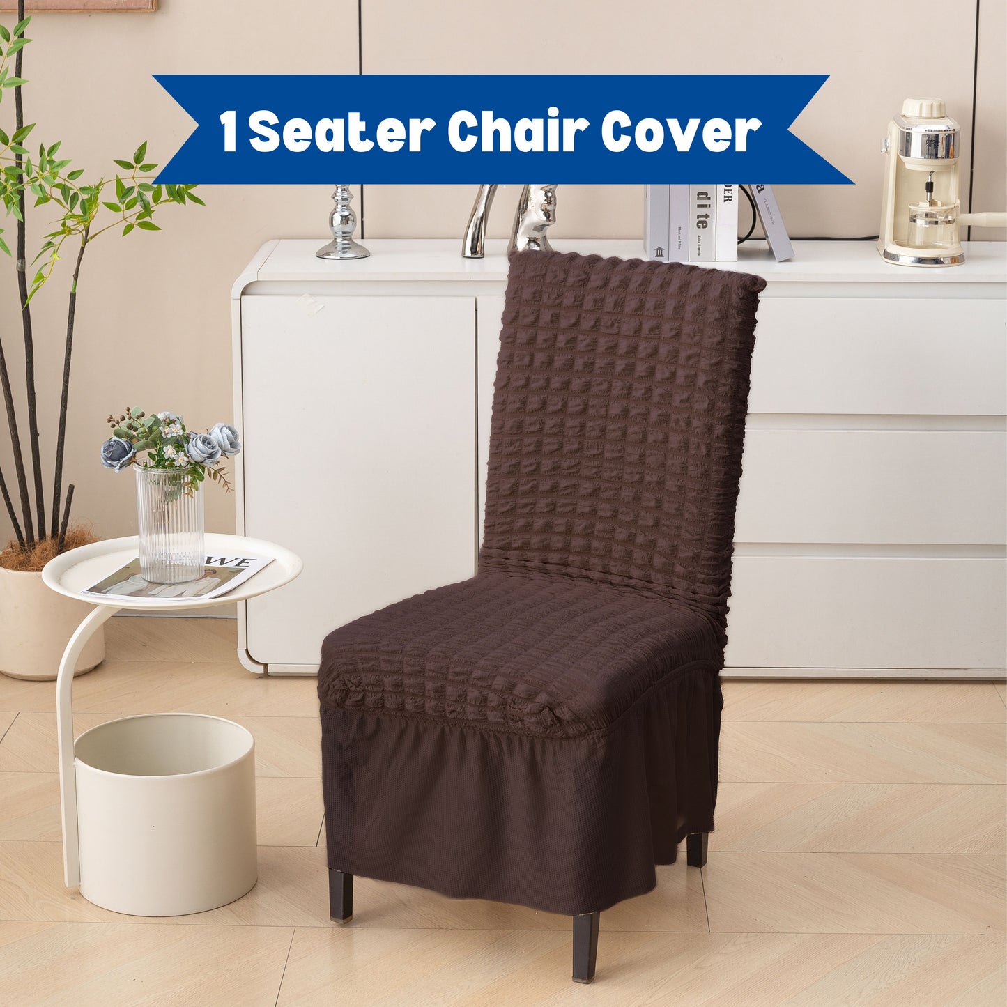 Bubble Chair Cover | Stretchable Textured Slipcover (280 GSM) – Soft, Washable & Elegant Fit