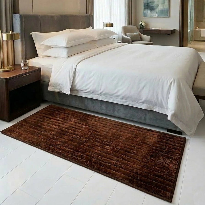 MAGICAL Premium 30mm Ultra-Soft Polyester Bed Runner (Red)