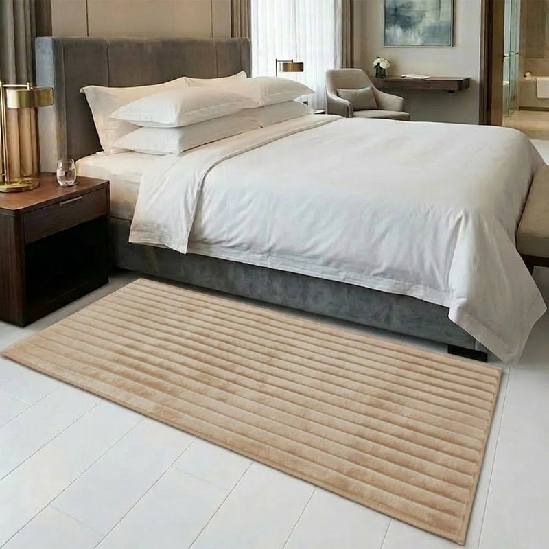 MAGICAL Premium Faux Rabbit Fur Bedside Floor Runner