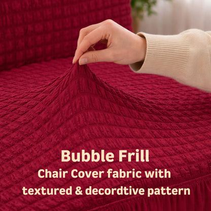 Bubble Chair Cover | Stretchable Textured Slipcover (280 GSM) – Soft, Washable & Elegant Fit
