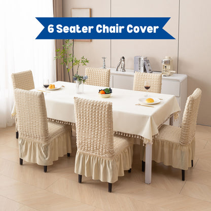 Bubble Chair Cover | Stretchable Textured Slipcover (280 GSM) – Soft, Washable & Elegant Fit