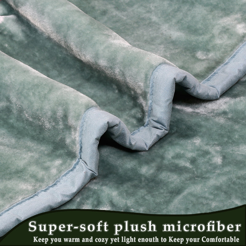 Luxury Modern Printed King Blanket 4 kg Double Layer (Multi-Color)