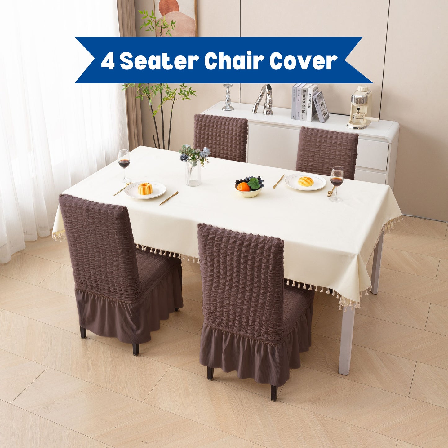 Bubble Chair Cover | Stretchable Textured Slipcover (280 GSM) – Soft, Washable & Elegant Fit