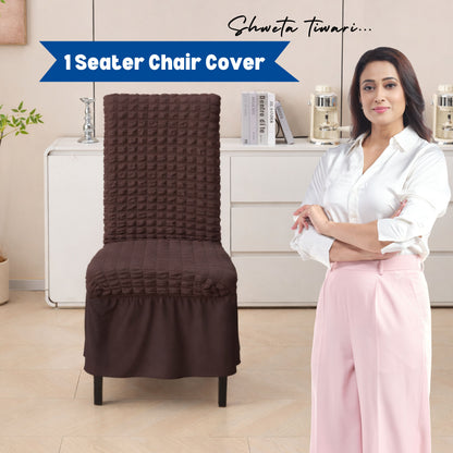 Bubble Chair Cover | Stretchable Textured Slipcover (280 GSM) – Soft, Washable & Elegant Fit