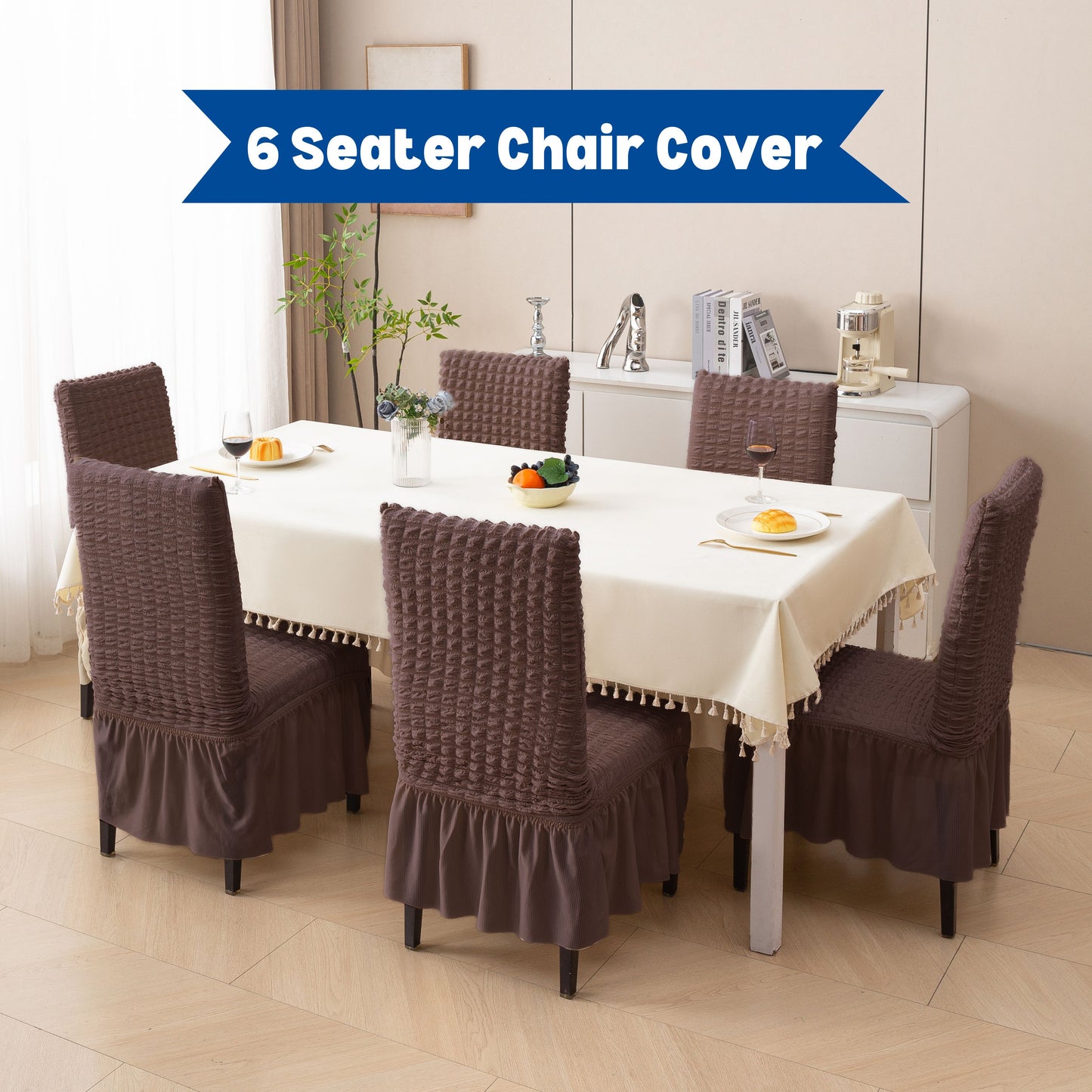 Bubble Chair Cover | Stretchable Textured Slipcover (280 GSM) – Soft, Washable & Elegant Fit