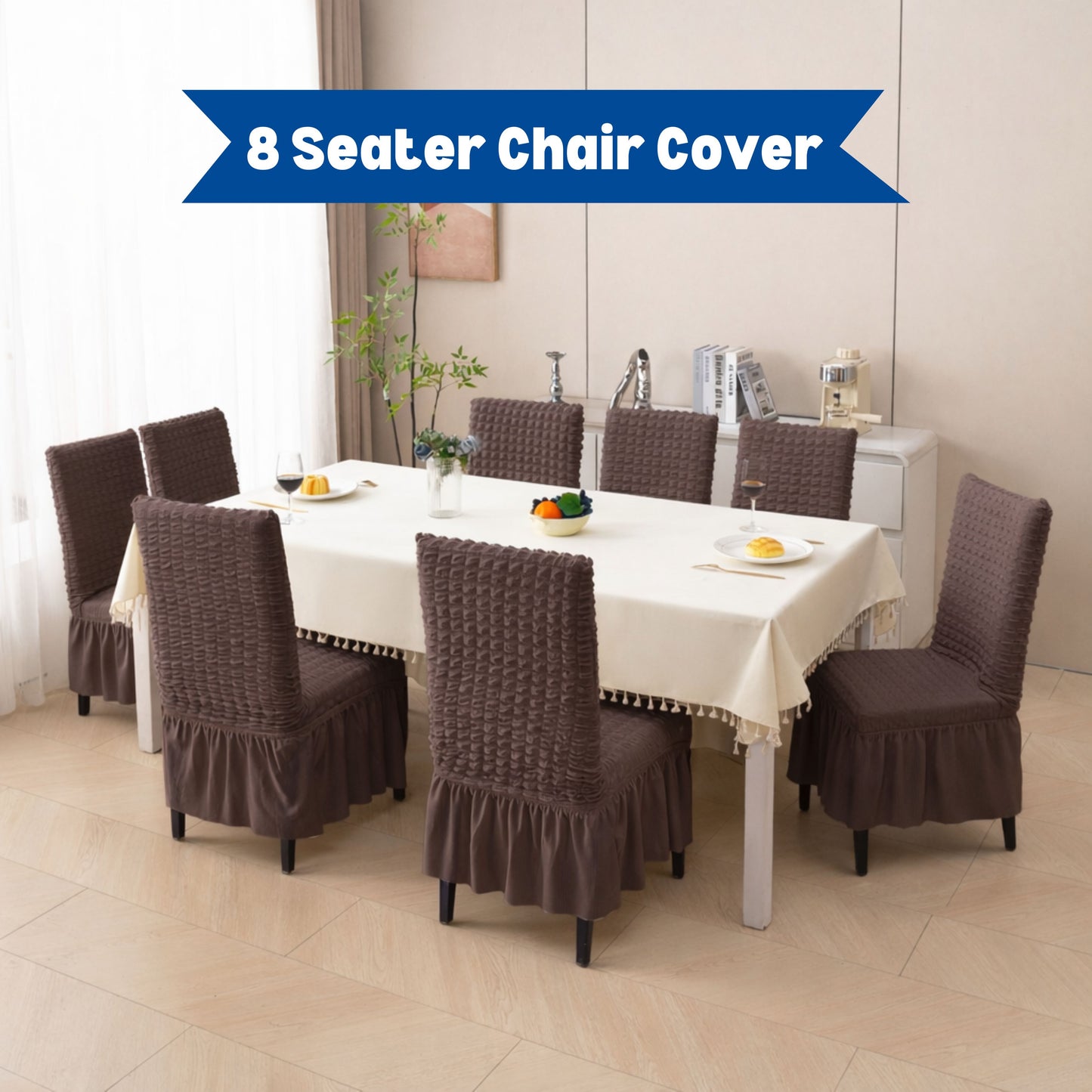 Bubble Chair Cover | Stretchable Textured Slipcover (280 GSM) – Soft, Washable & Elegant Fit