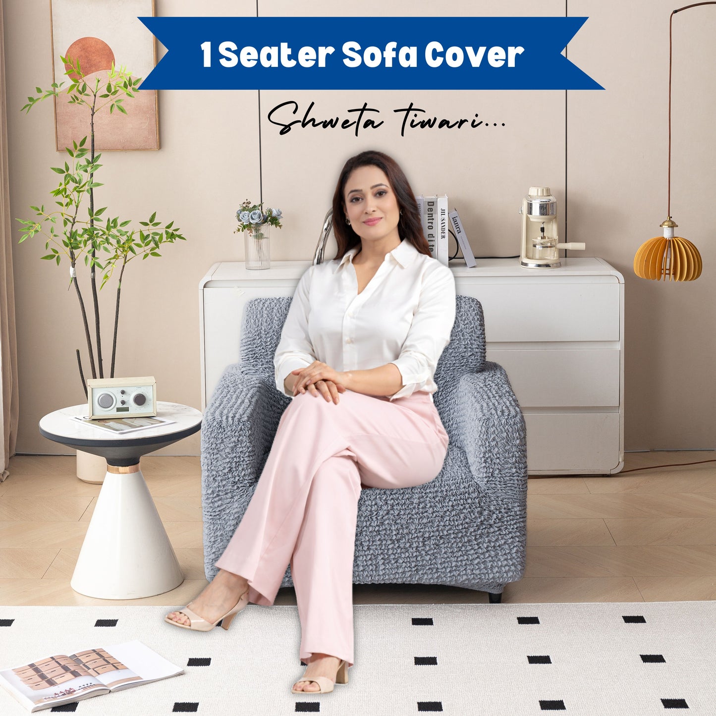 Microfiber Sofa Cover Set | Stretchable Italian Fabric Slipcover – Soft, Washable & Premium Fit