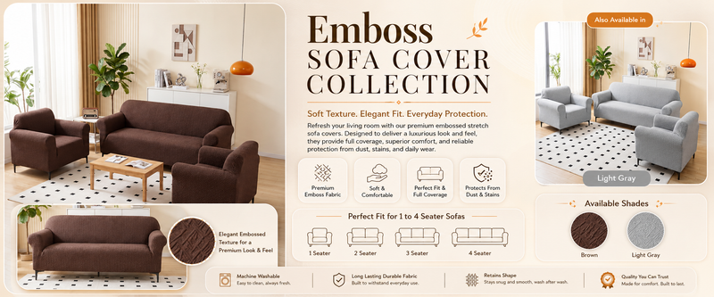 Emboss sofa cover