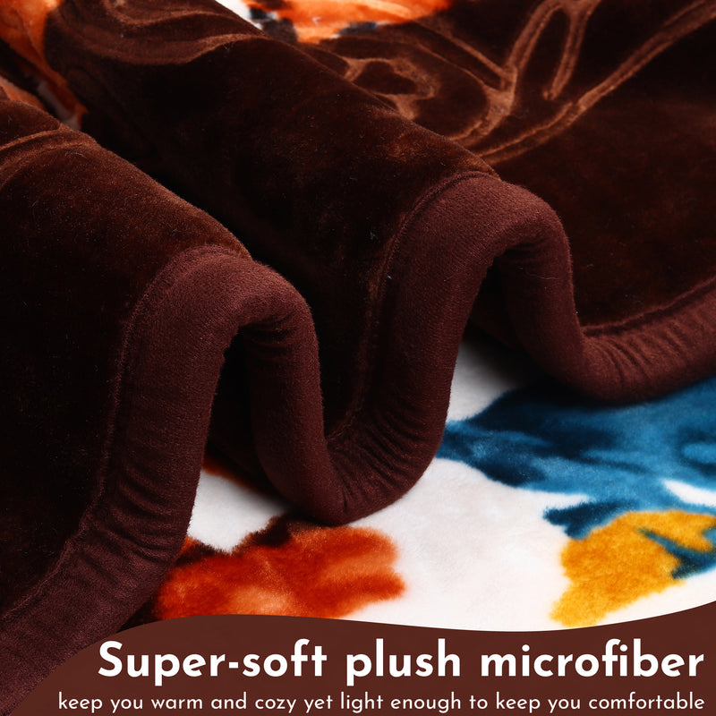 Luxury Modern Printed King Blanket 5 kg (Multi-Color) (Copy)
