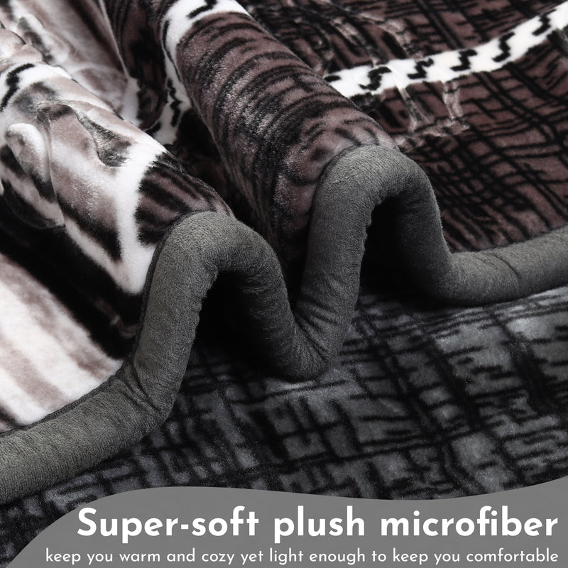Luxury Modern Printed King Blanket 5 kg (Multi-Color) (Copy)