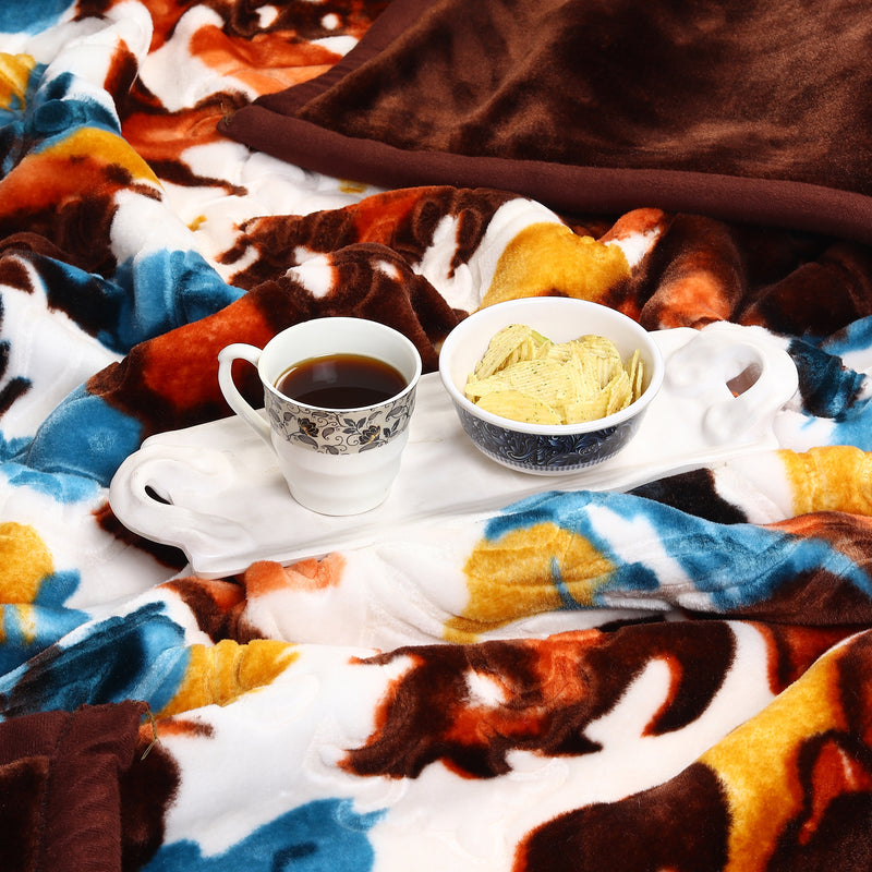 Luxury Modern Printed King Blanket 5 kg (Multi-Color) (Copy)