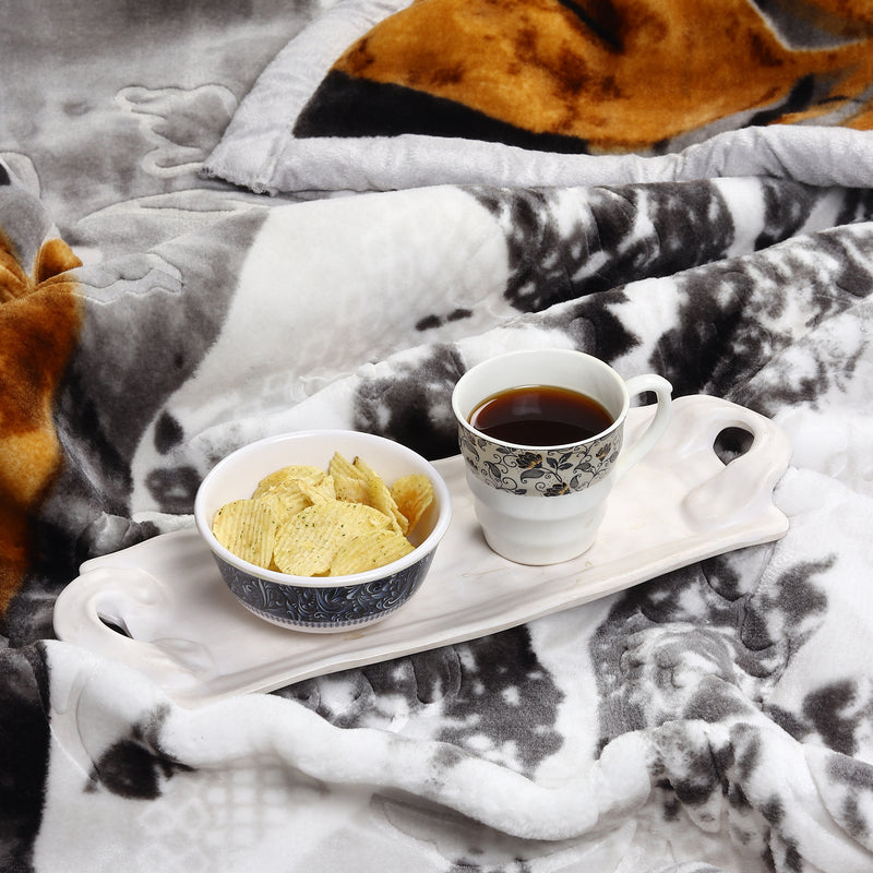 Luxury Modern Printed King Blanket 5 kg (Multi-Color)