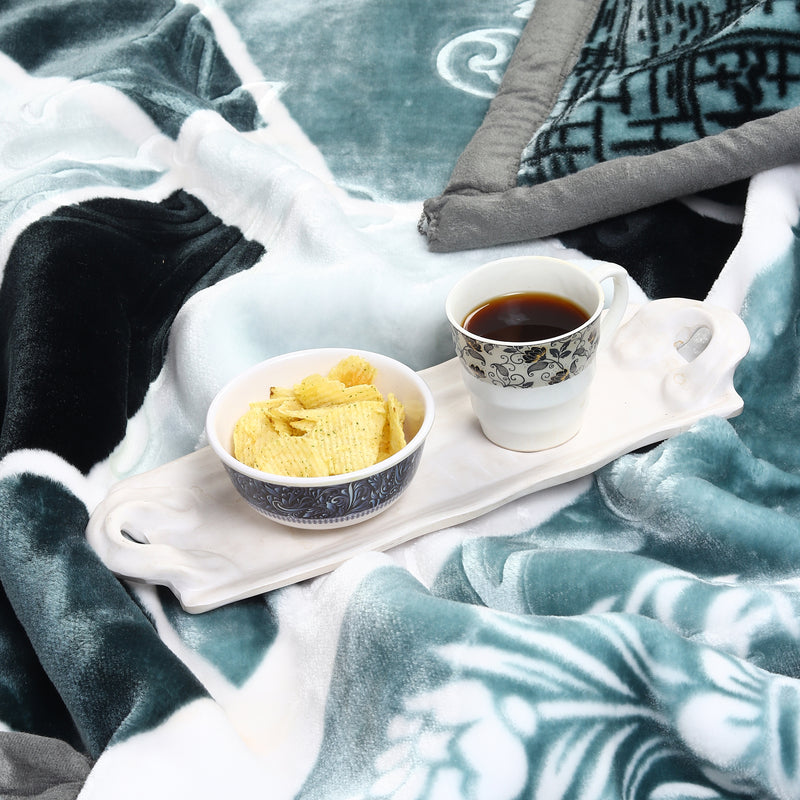 Luxury Modern Printed King Blanket 5 kg (Multi-Color)