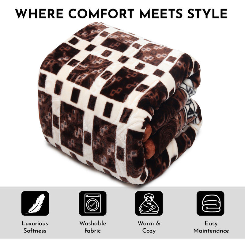Luxury Modern Printed King Blanket 5 kg (Multi-Color) (Copy) (Copy)