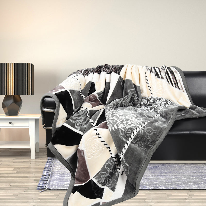 Luxury Modern Printed King Blanket 5 kg (Multi-Color) (Copy)