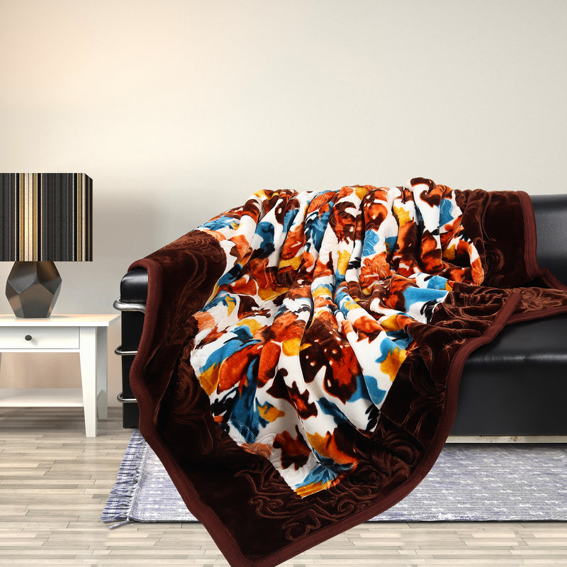 Luxury Modern Printed King Blanket 5 kg (Multi-Color) (Copy)