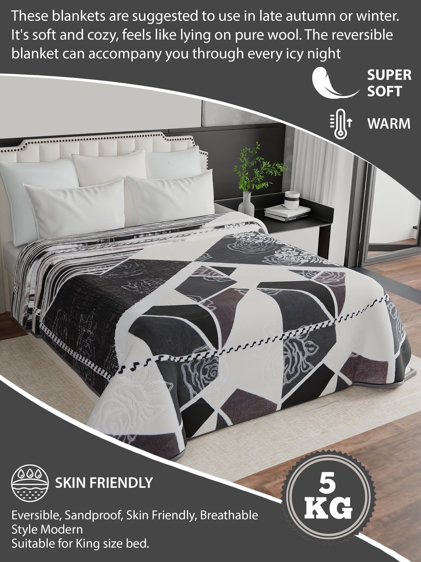 5 kg Premium Modern Geometric & 10