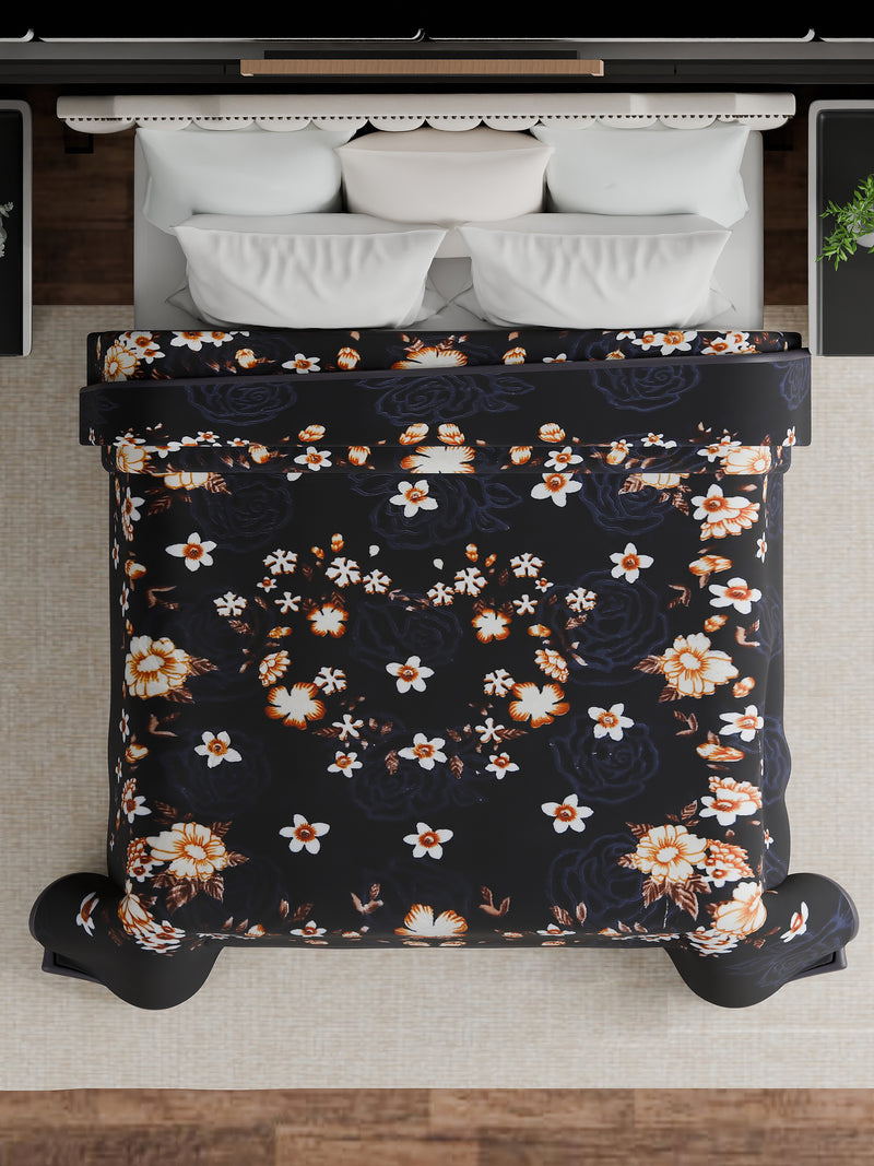 Luxury Modern Printed King Blanket 2.5 kg (Blue)