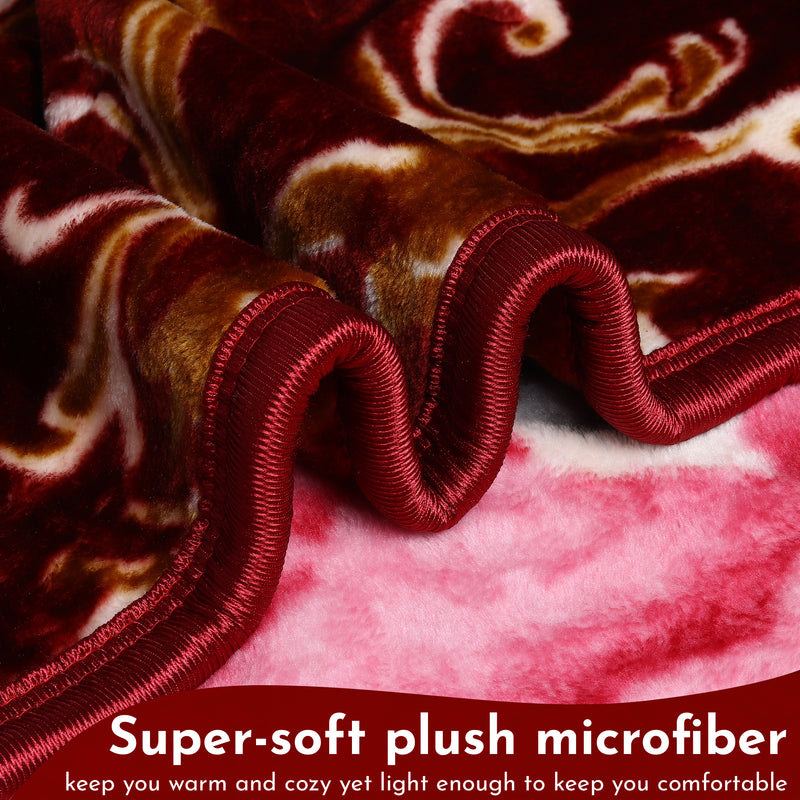Luxury Modern Printed King Blanket 2.5 kg (Multi-Color)