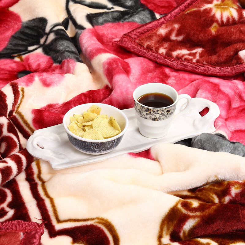 Luxury Modern Printed King Blanket 2.5 kg (Multi-Color)
