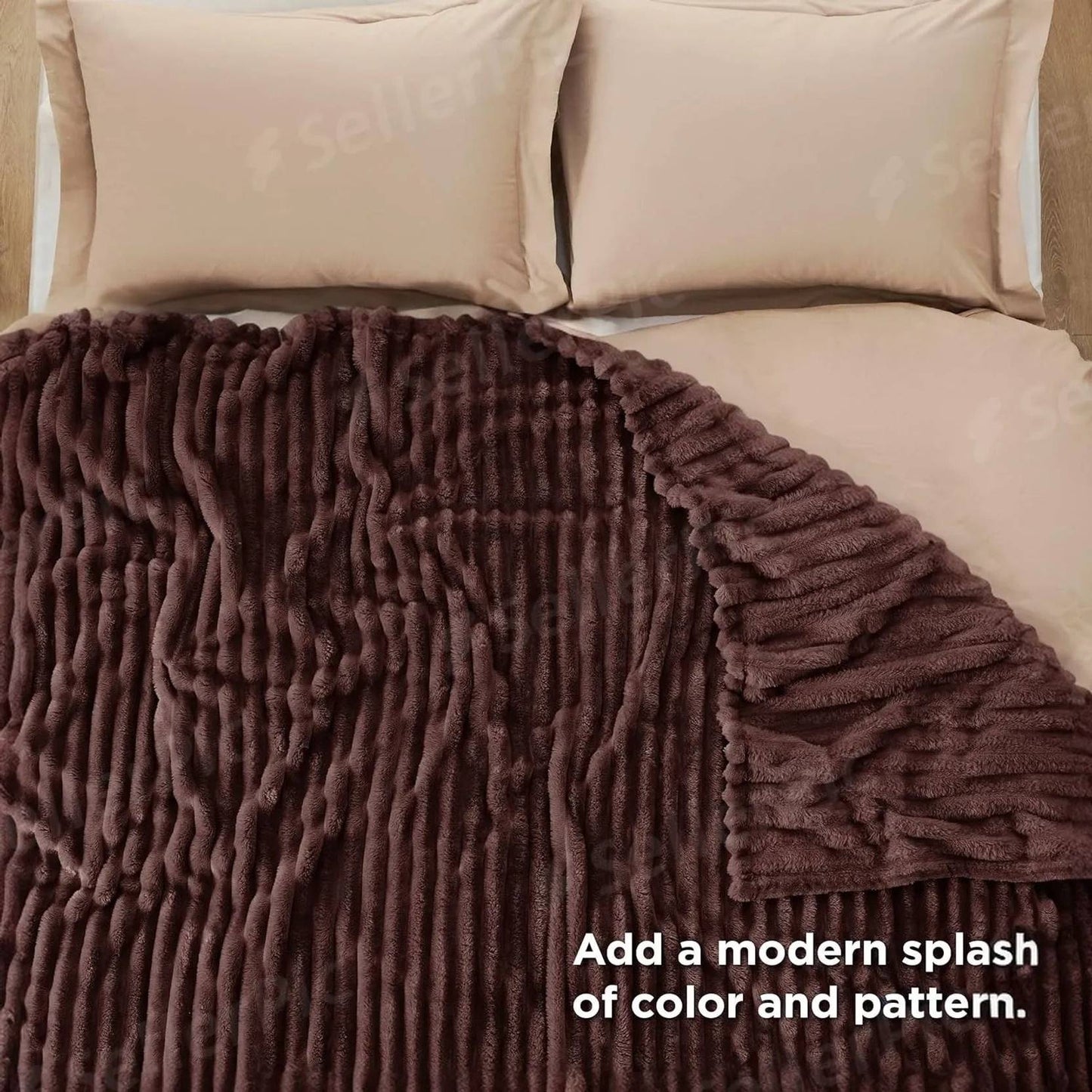 Pencil Brown Blanket