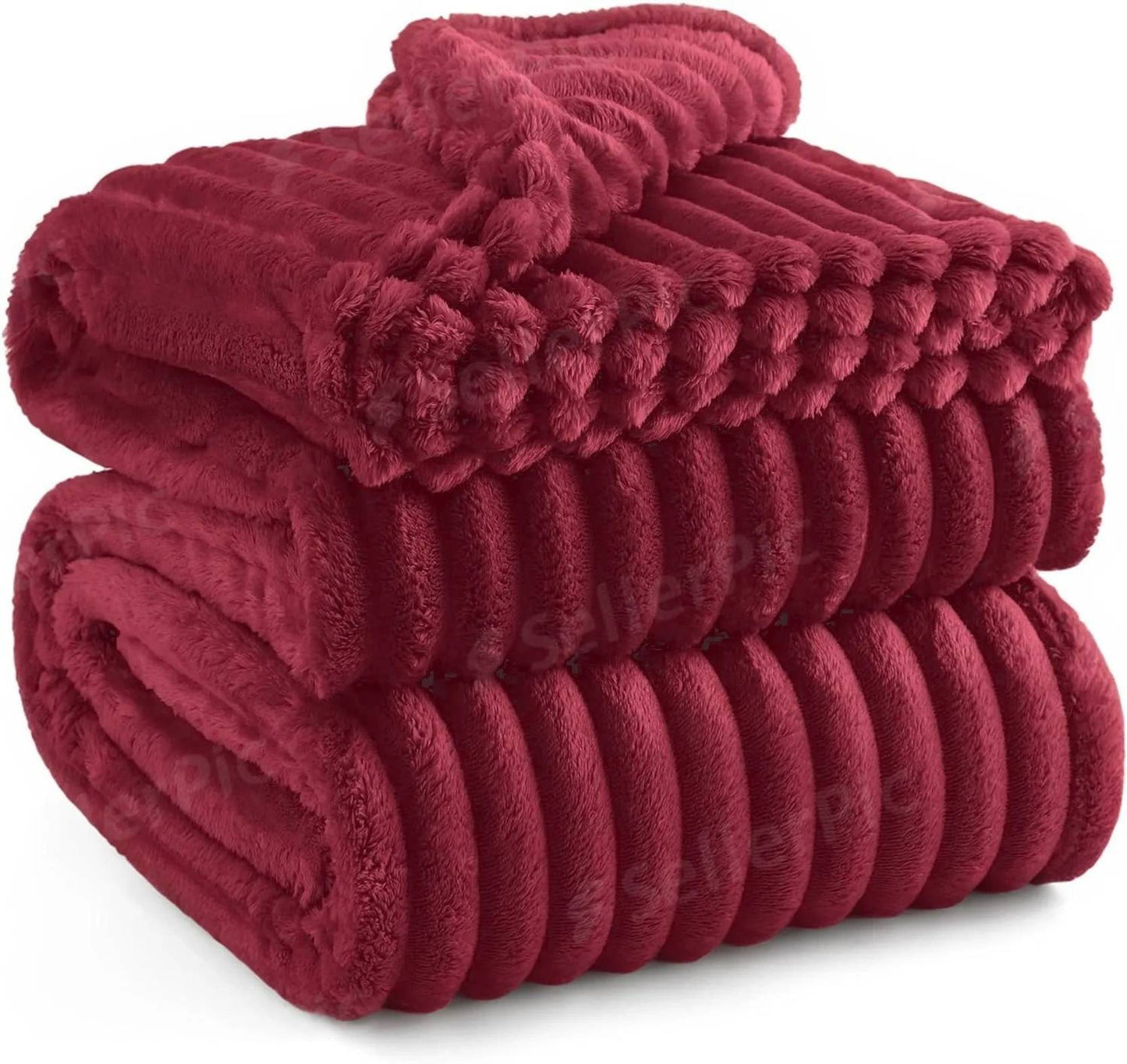 Pencil Maroon Blanket
