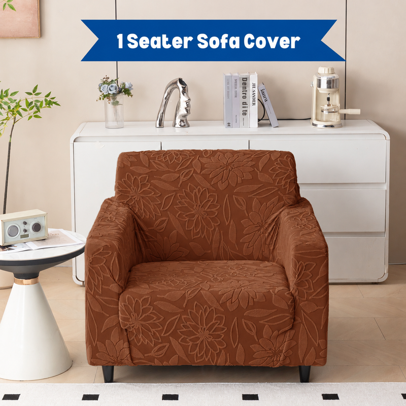 Dark Brown 1 seater sofa cover original main photo