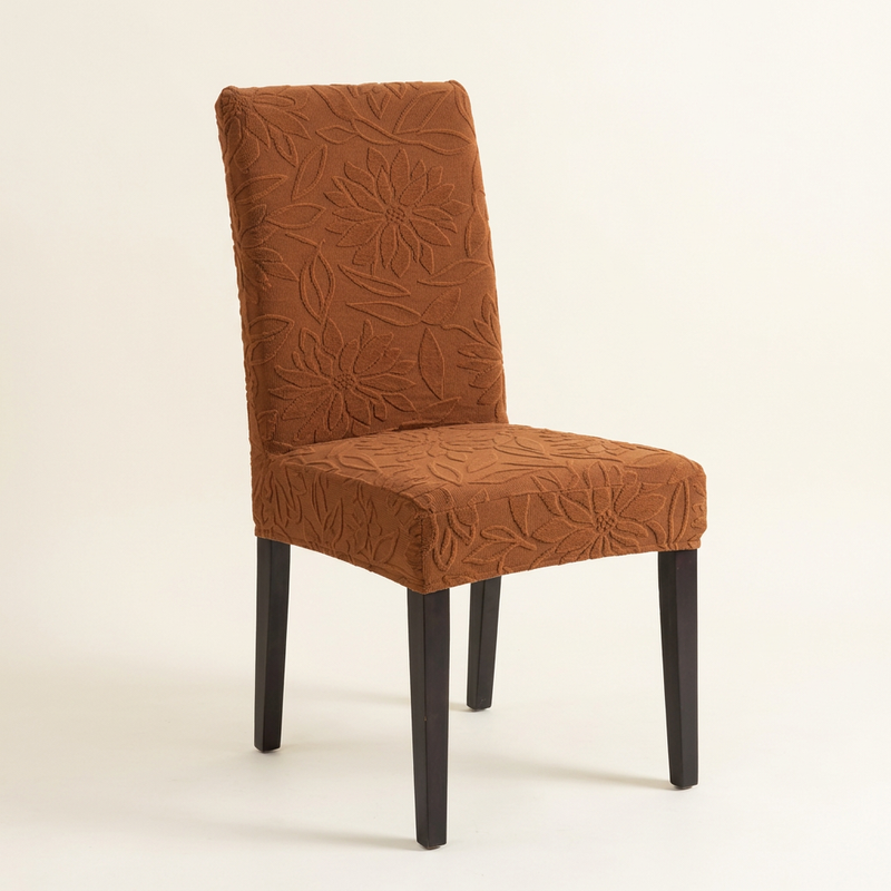 Dark Brown chair cover studio view