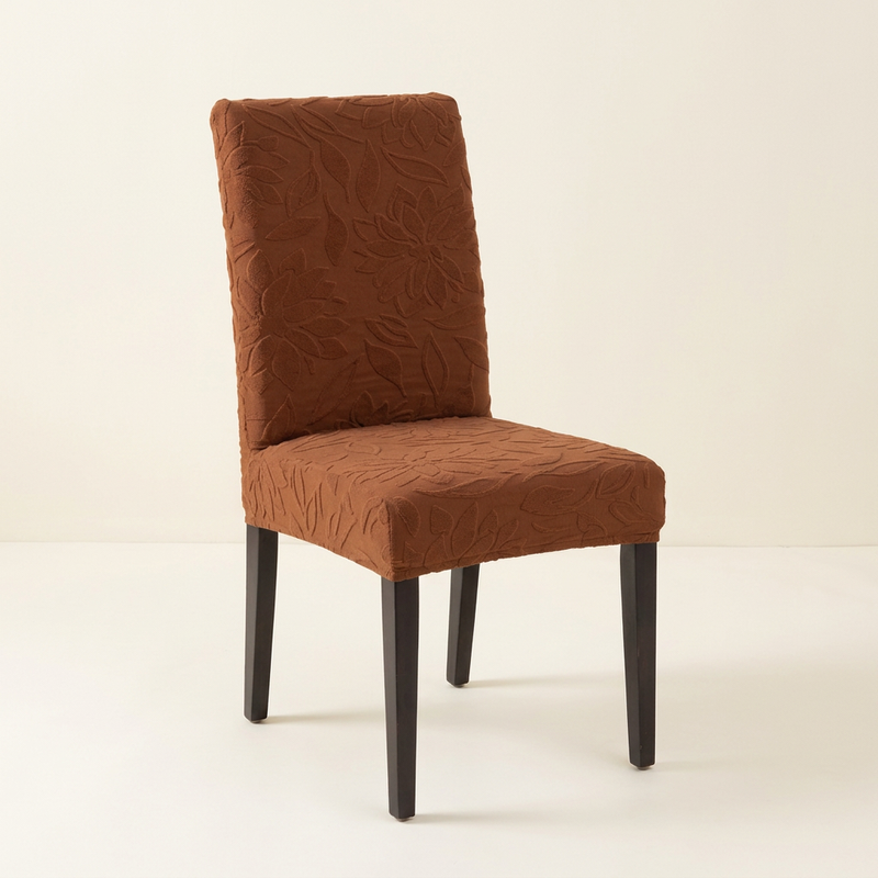 Dark Brown chair cover studio view