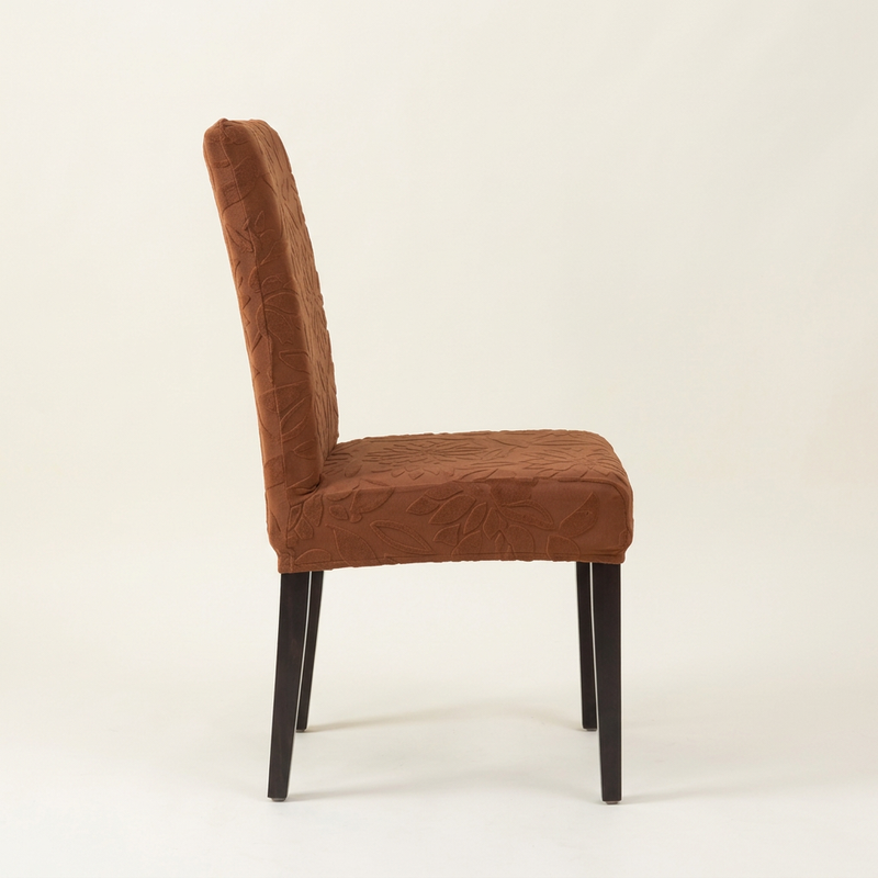 Dark Brown chair cover side profile