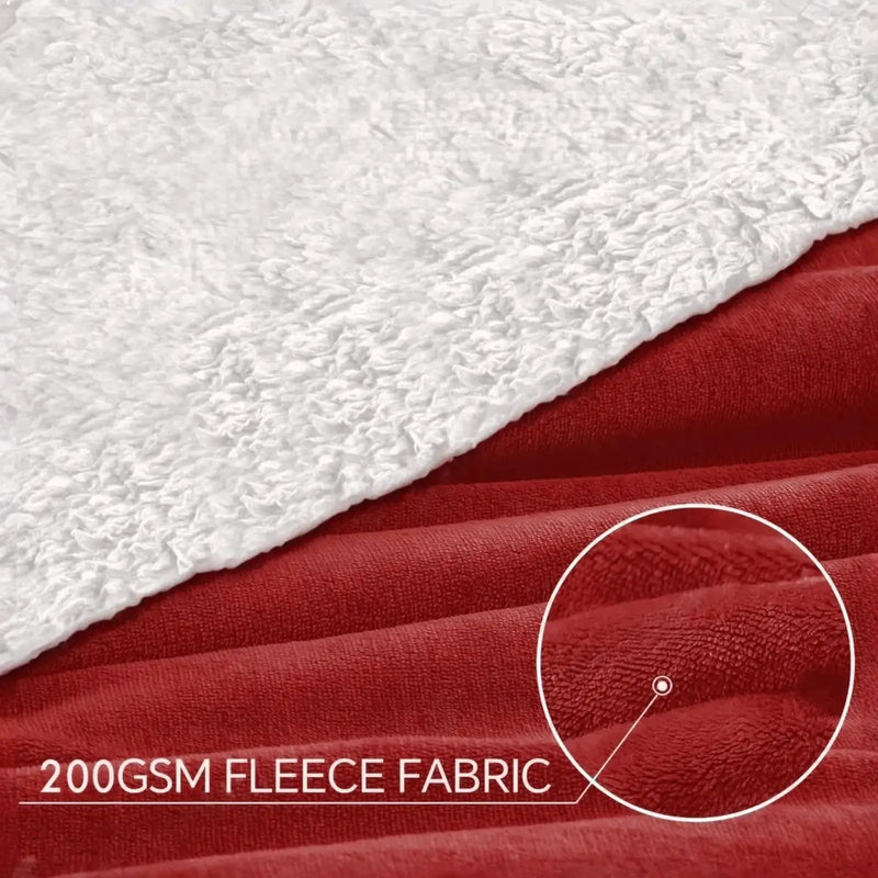 MAGICAL Ultra-Soft Sherpa Winter & AC Blanket (Maroon)