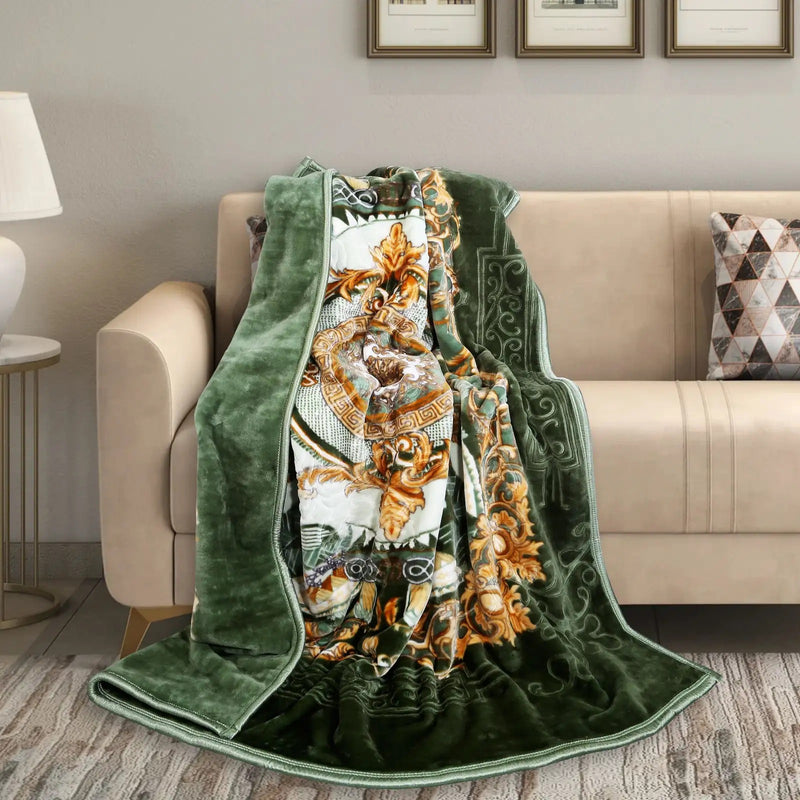 MAGICAL 3 kg Double Blanket - Heavy Winter Floral Collection