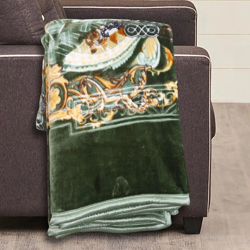 MAGICAL 3 kg Double Blanket - Heavy Winter Floral Collection