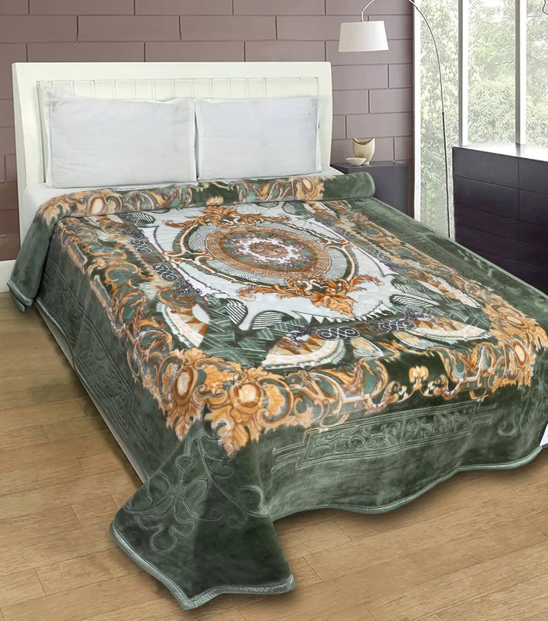 MAGICAL 3 kg Double Blanket - Heavy Winter Floral Collection