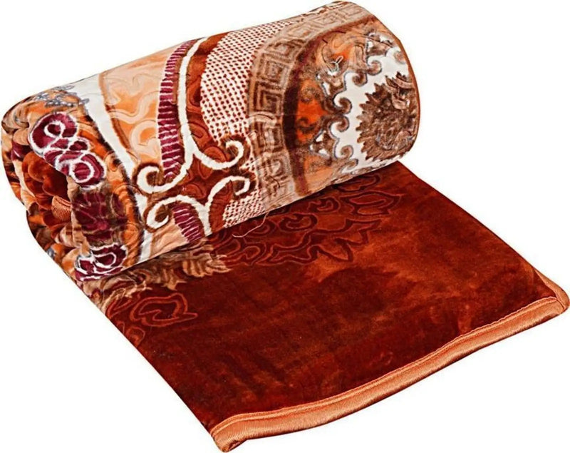 MAGICAL 3 kg Double Blanket - Heavy Winter Floral Collection