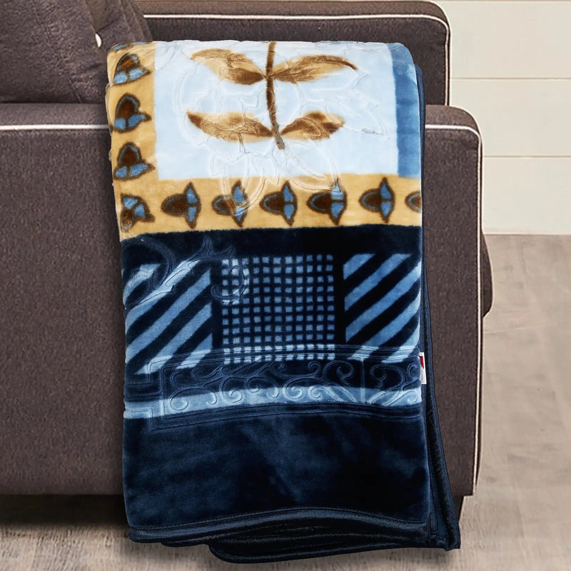 MAGICAL 3 kg Double Blanket - Heavy Winter Floral Collection