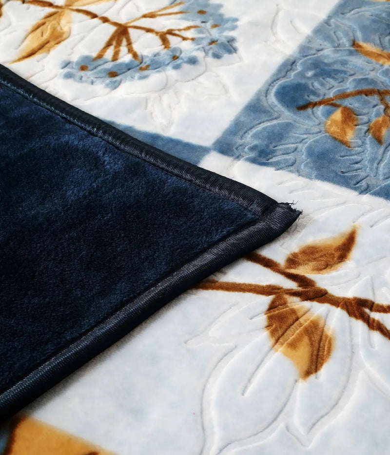 MAGICAL 3 kg Double Blanket - Heavy Winter Floral Collection