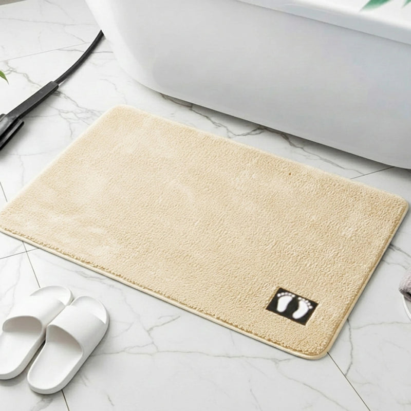 MAGICAL Ultra-Absorbent Microfiber Bath Mat (cream)
