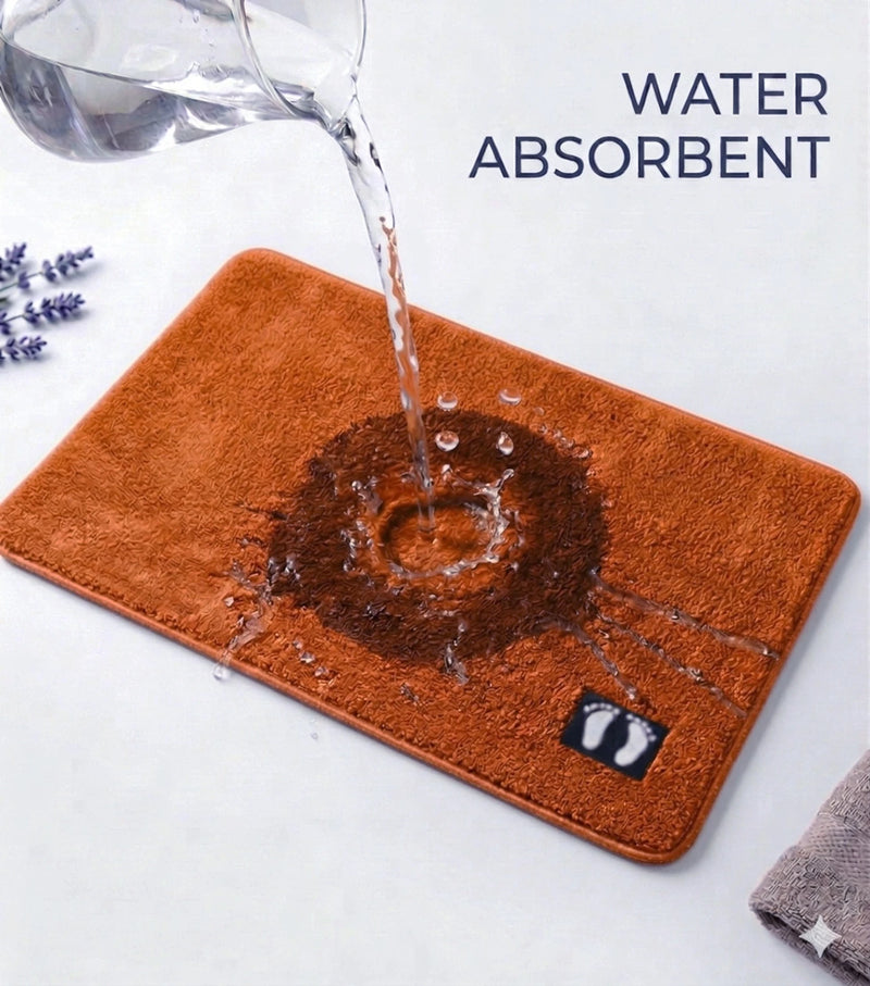 MAGICAL Ultra-Absorbent Microfiber Bath Mat (Gold)