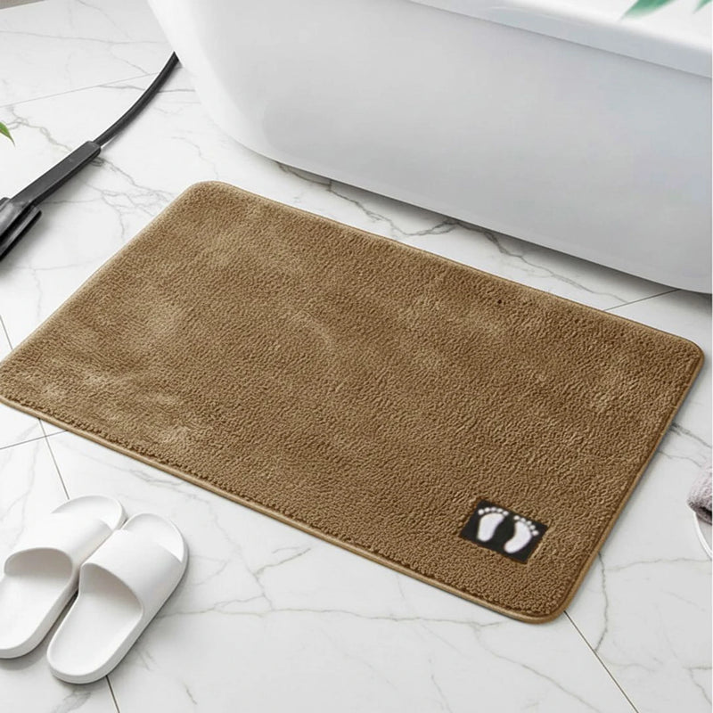 MAGICAL Ultra-Absorbent Microfiber Bath Mat (Brown)