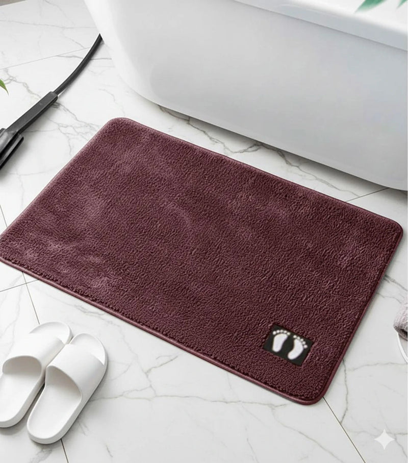MAGICAL Ultra-Absorbent Microfiber Bath Mat (Brown)